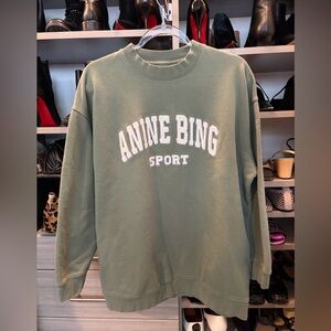 Anine Bing Sport Olive Sweatshirt